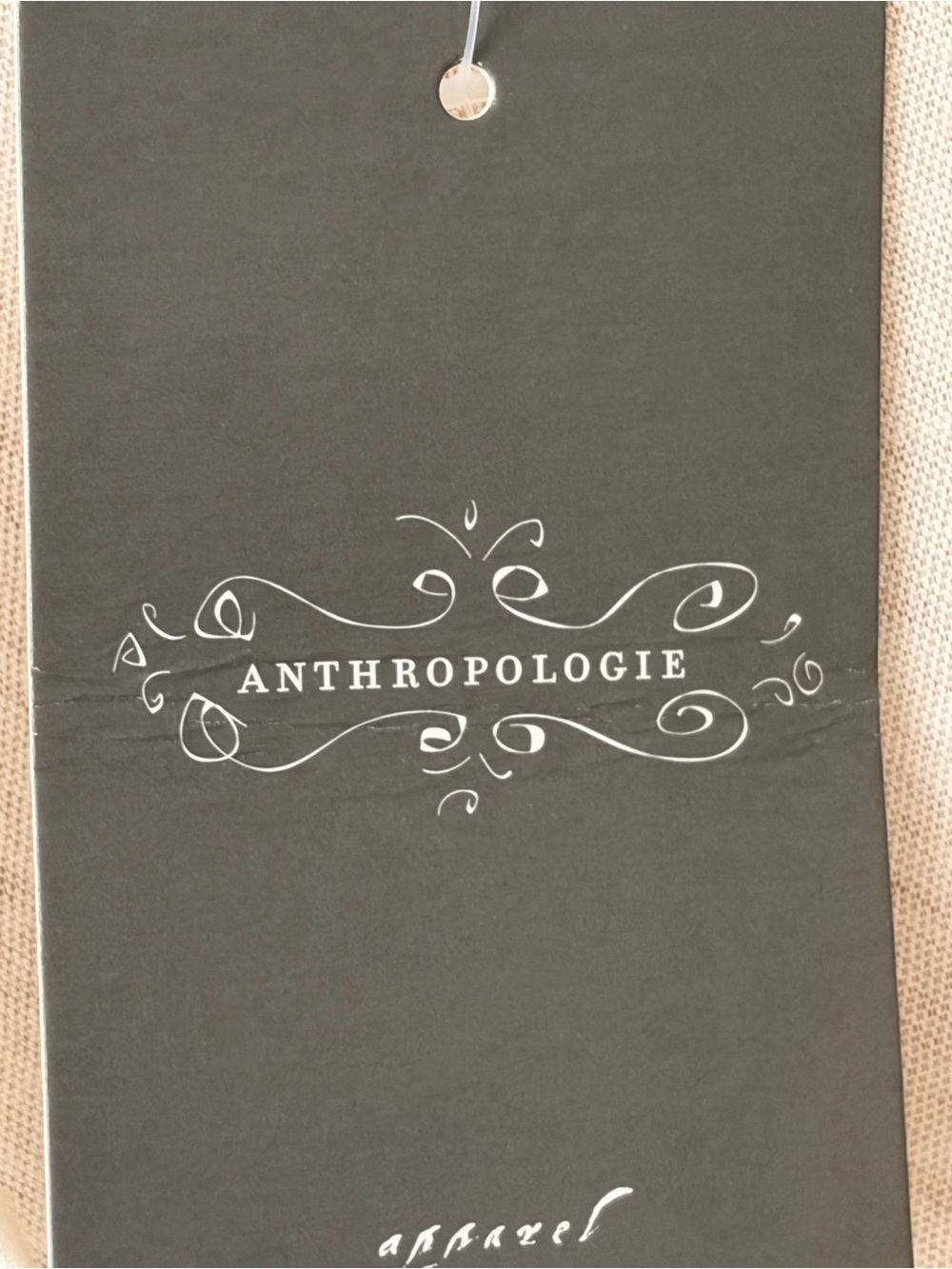Cream Lace-Trim Boho Women's Top from Anthropologie - Picture 5 of 5